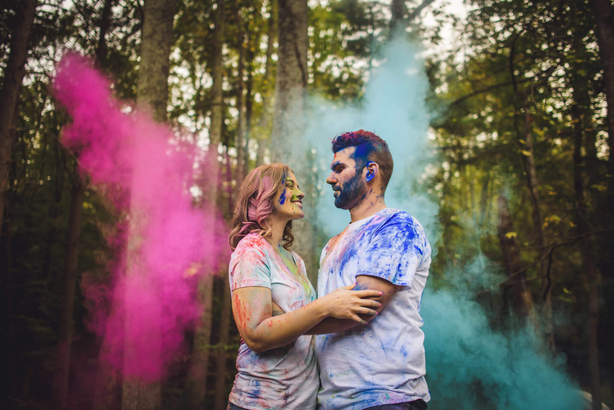 photography paint, engagement