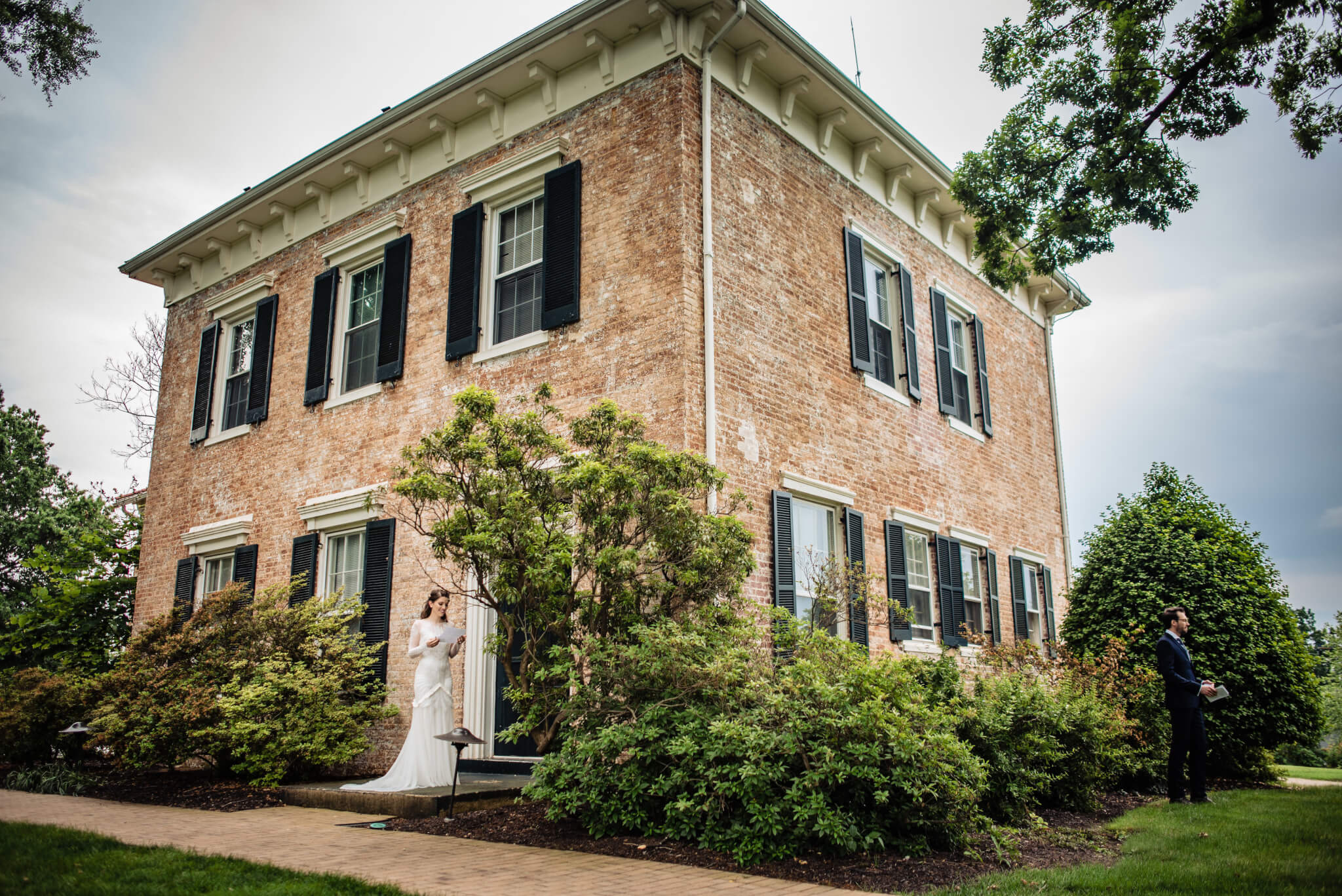 first look wedding