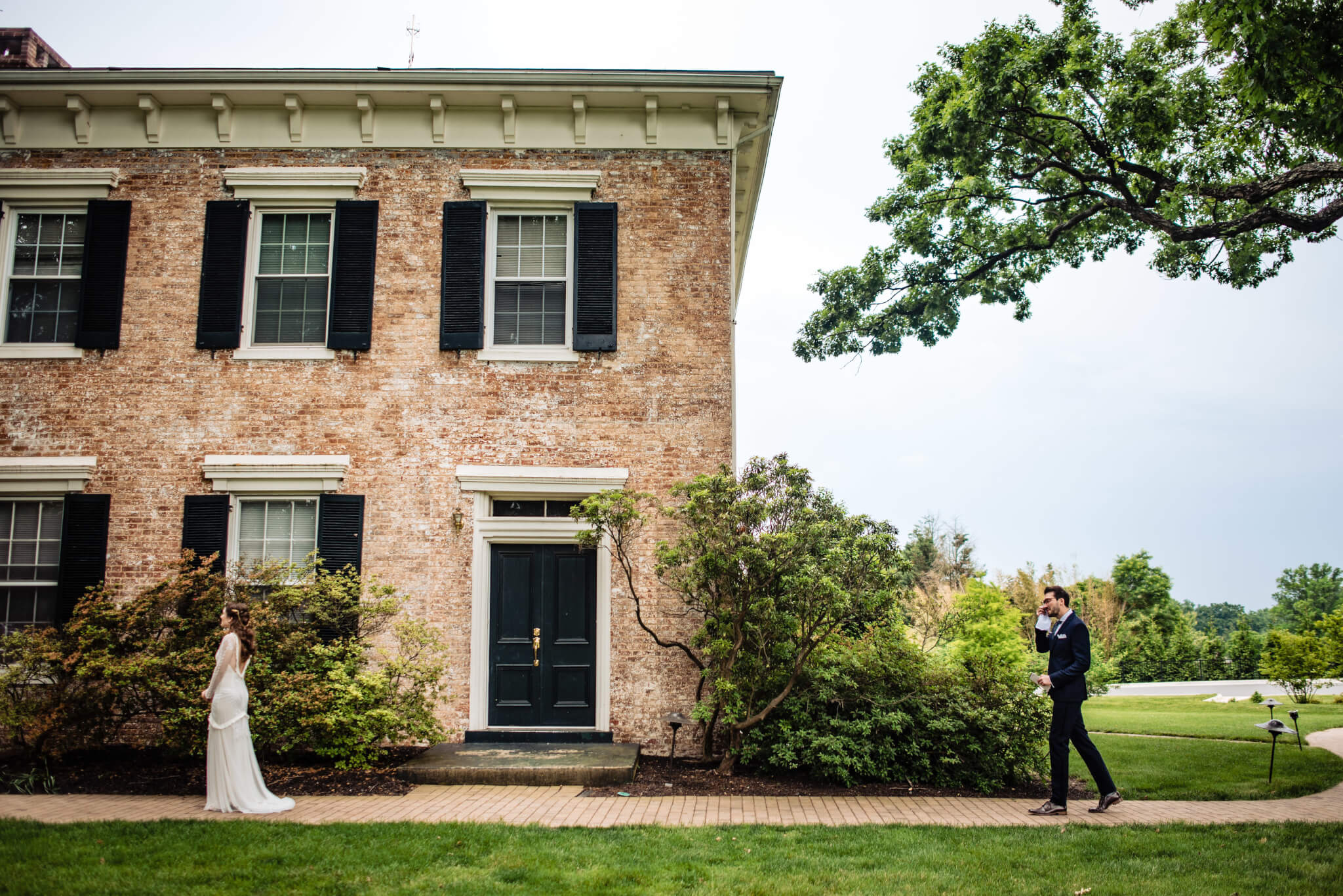 first look wedding