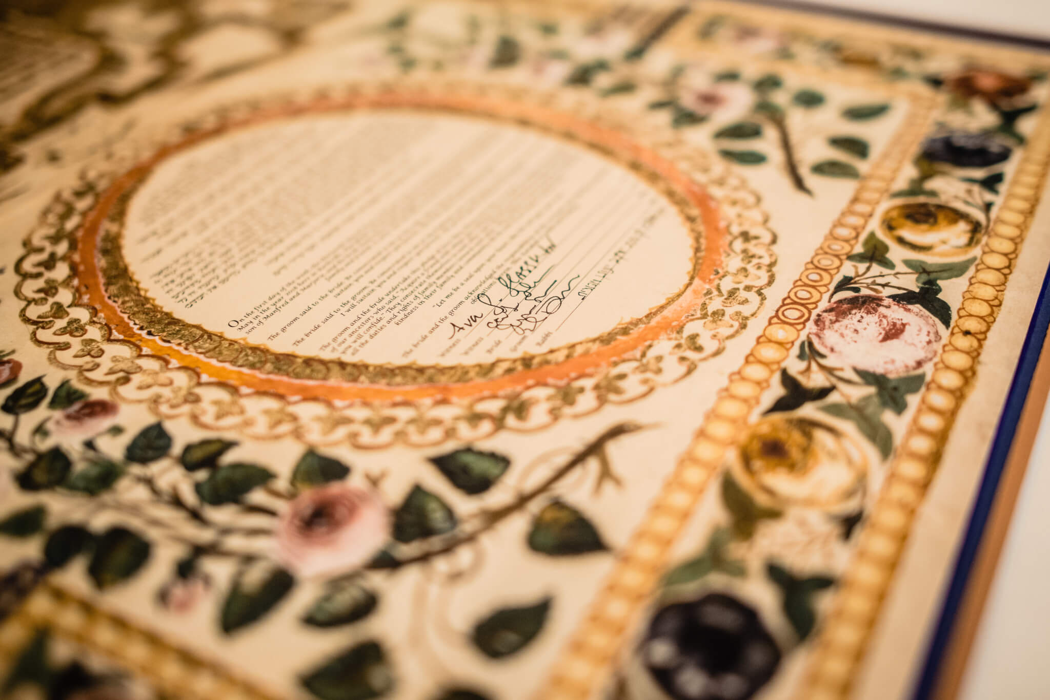 ketubah signing