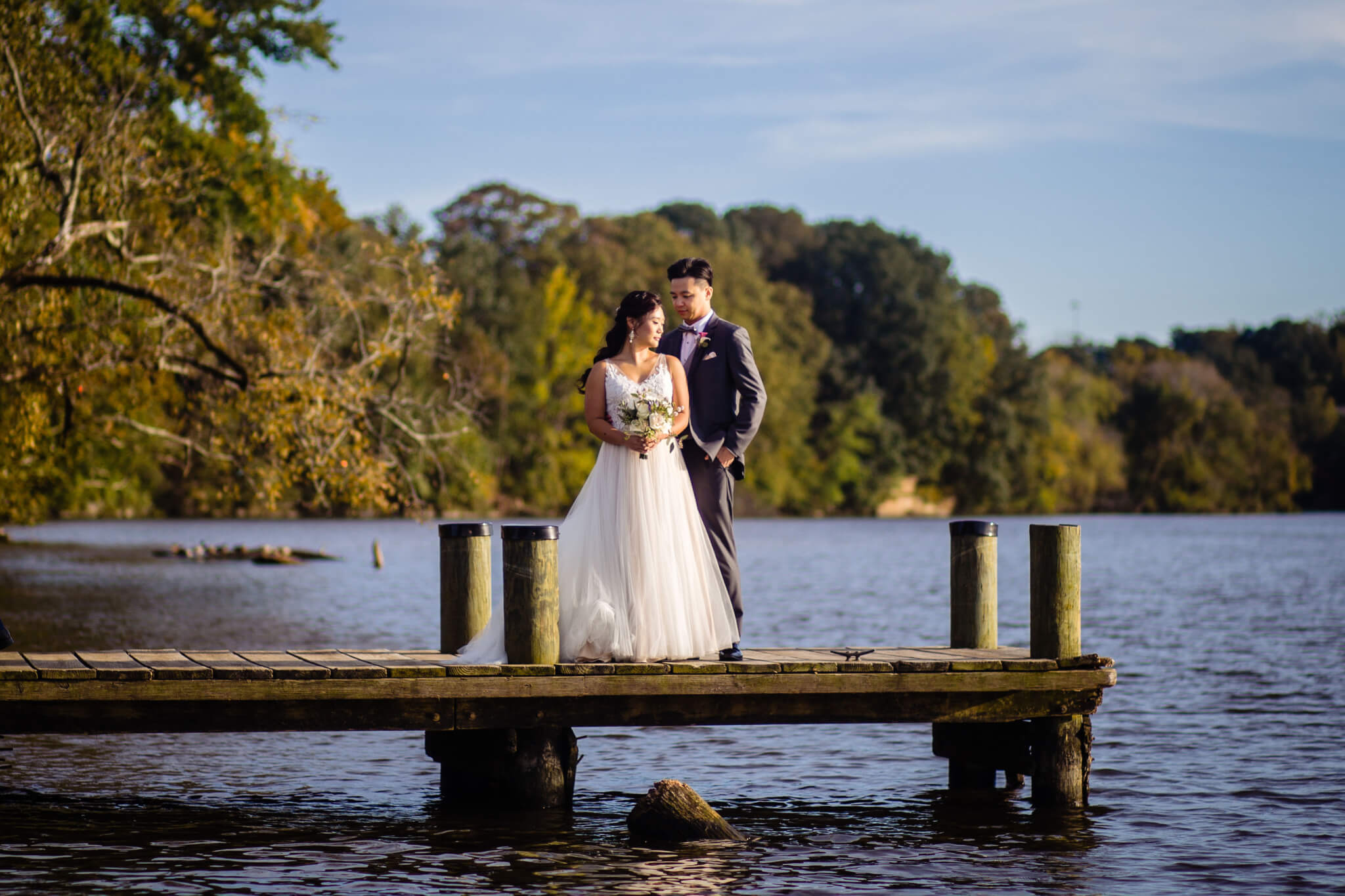 the river view at occoquan wedding